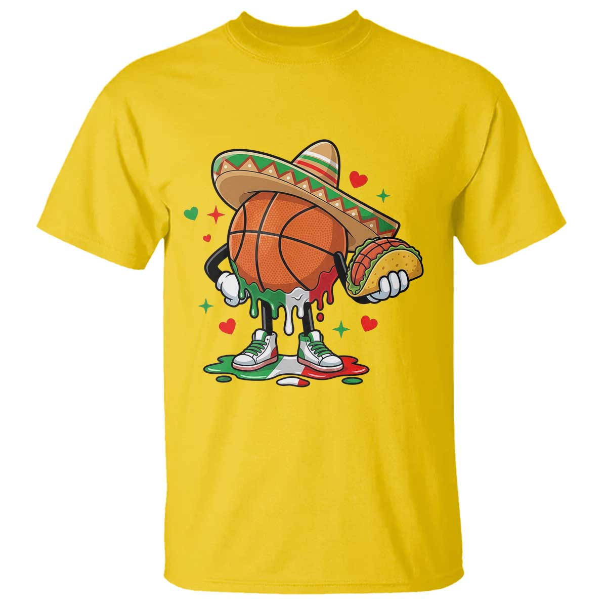 Funny Cinco De Mayo Basketball T Shirt Mexican Fiesta Party