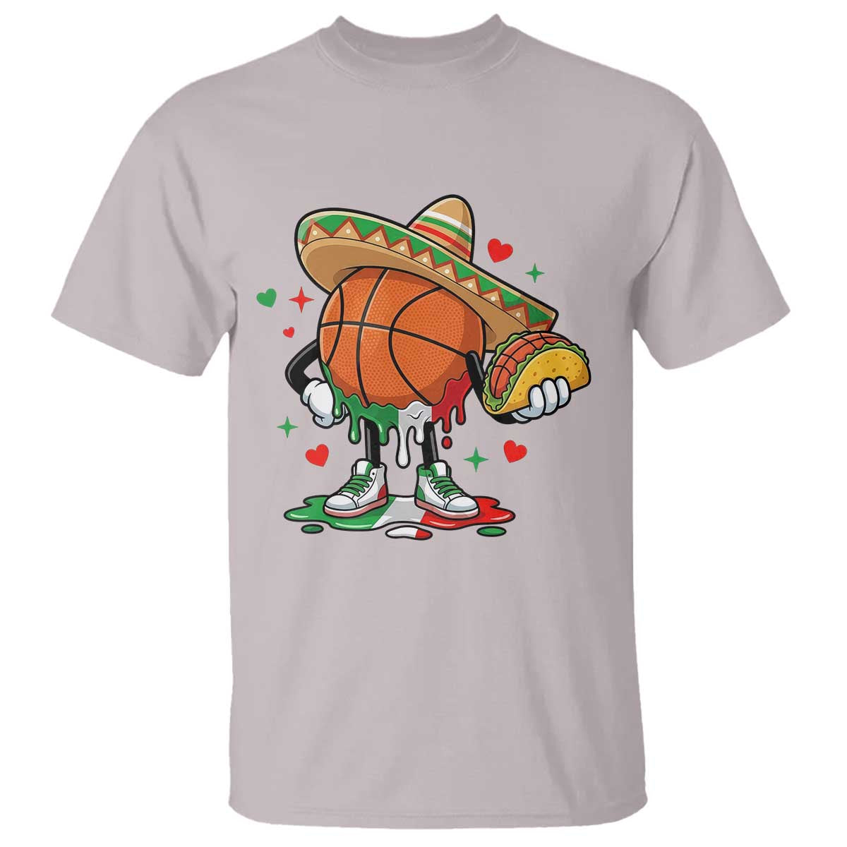 Funny Cinco De Mayo Basketball T Shirt Mexican Fiesta Party