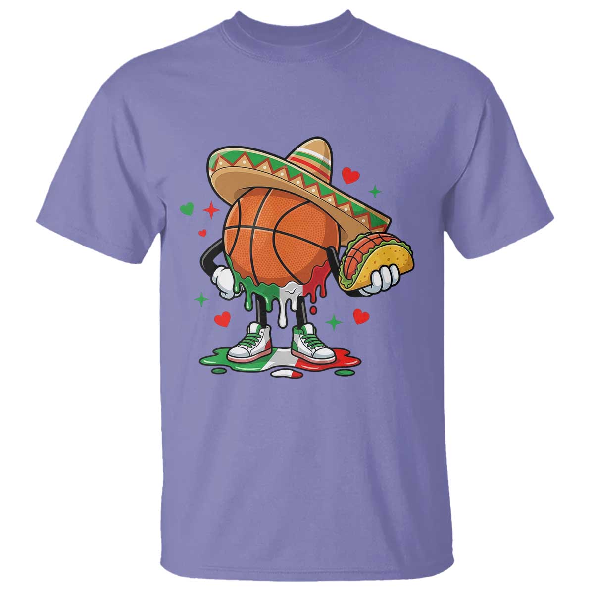 Funny Cinco De Mayo Basketball T Shirt Mexican Fiesta Party