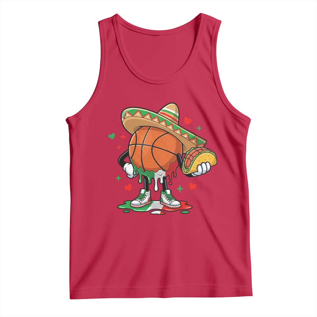 Funny Cinco De Mayo Basketball Tank Top Mexican Fiesta Party