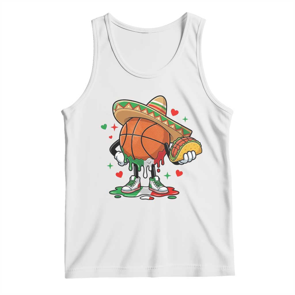 Funny Cinco De Mayo Basketball Tank Top Mexican Fiesta Party