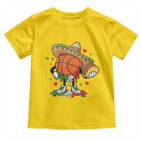 Funny Cinco De Mayo Basketball Toddler T Shirt Mexican Fiesta Party