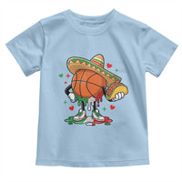 Funny Cinco De Mayo Basketball Toddler T Shirt Mexican Fiesta Party