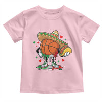 Funny Cinco De Mayo Basketball Toddler T Shirt Mexican Fiesta Party