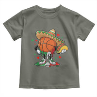 Funny Cinco De Mayo Basketball Toddler T Shirt Mexican Fiesta Party