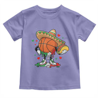 Funny Cinco De Mayo Basketball Toddler T Shirt Mexican Fiesta Party