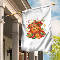Funny Cinco De Mayo Basketball Garden Flag Mexican Fiesta Hoops Party