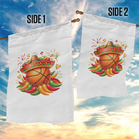 Funny Cinco De Mayo Basketball Garden Flag Mexican Fiesta Hoops Party