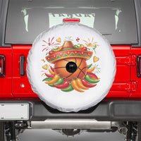 Funny Cinco De Mayo Basketball Spare Tire Cover Mexican Fiesta Hoops Party