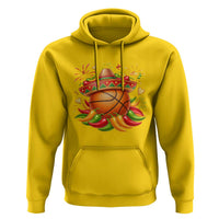 Funny Cinco De Mayo Basketball Hoodie Mexican Fiesta Hoops Party