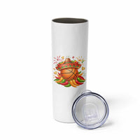 Funny Cinco De Mayo Basketball Skinny Tumbler Mexican Fiesta Hoops Party