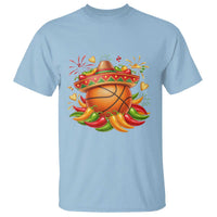 Funny Cinco De Mayo Basketball T Shirt Mexican Fiesta Hoops Party