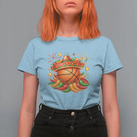 Funny Cinco De Mayo Basketball T Shirt For Women Mexican Fiesta Hoops Party
