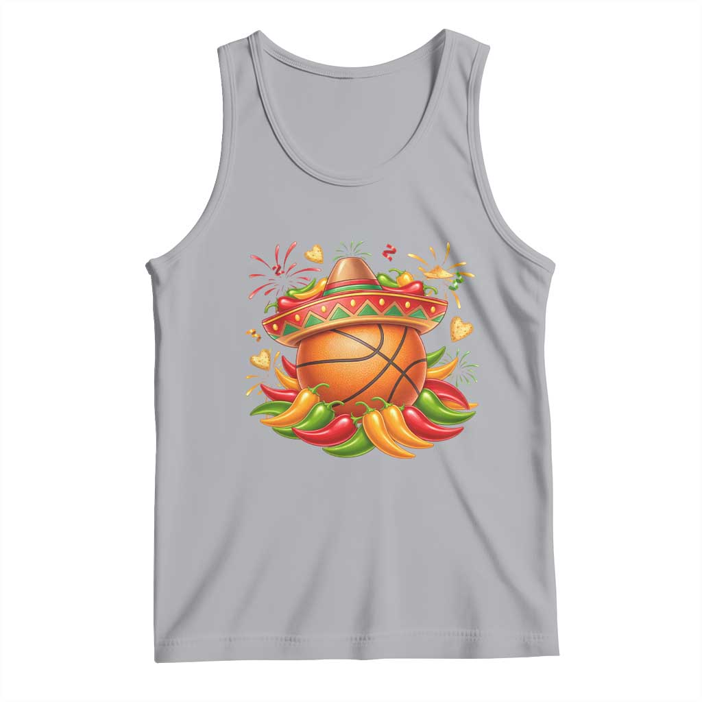 Funny Cinco De Mayo Basketball Tank Top Mexican Fiesta Hoops Party