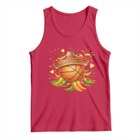 Funny Cinco De Mayo Basketball Tank Top Mexican Fiesta Hoops Party