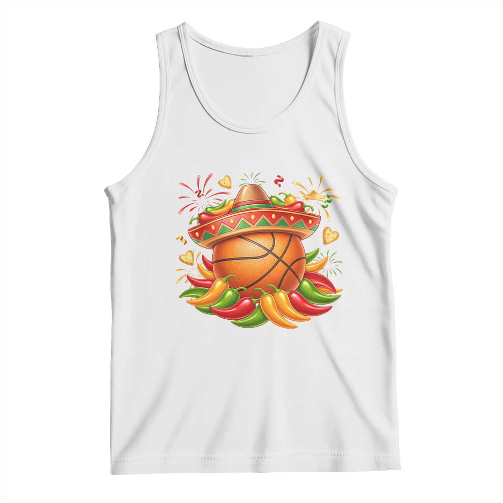 Funny Cinco De Mayo Basketball Tank Top Mexican Fiesta Hoops Party
