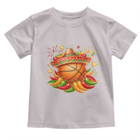 Funny Cinco De Mayo Basketball Toddler T Shirt Mexican Fiesta Hoops Party