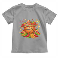 Funny Cinco De Mayo Basketball Toddler T Shirt Mexican Fiesta Hoops Party