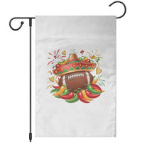 Funny Cinco De Mayo Football Garden Flag Mexican Fiesta Party