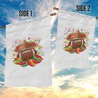 Funny Cinco De Mayo Football Garden Flag Mexican Fiesta Party