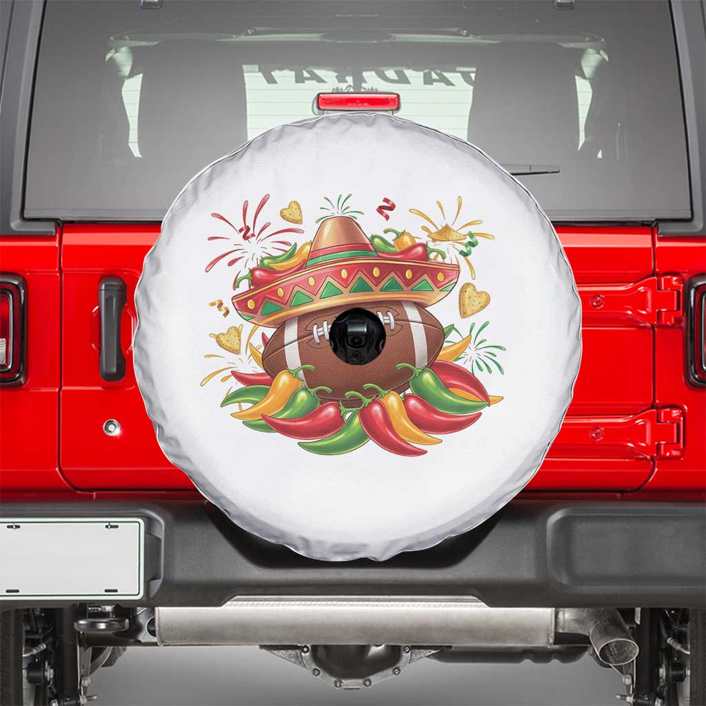 Funny Cinco De Mayo Football Spare Tire Cover Mexican Fiesta Party