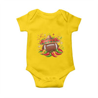 Funny Cinco De Mayo Football Baby Onesie Mexican Fiesta Party