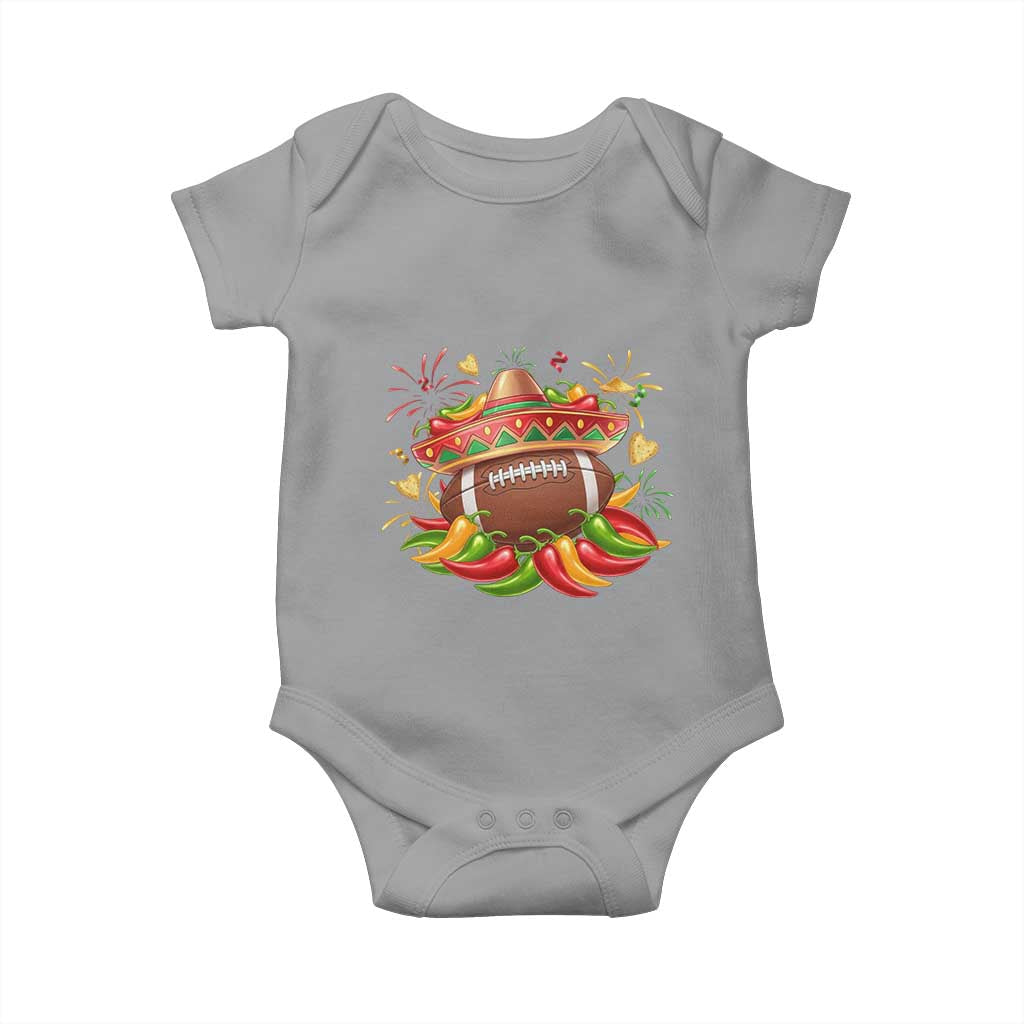 Funny Cinco De Mayo Football Baby Onesie Mexican Fiesta Party