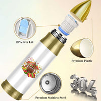 Funny Cinco De Mayo Football Bullet Tumbler Mexican Fiesta Party