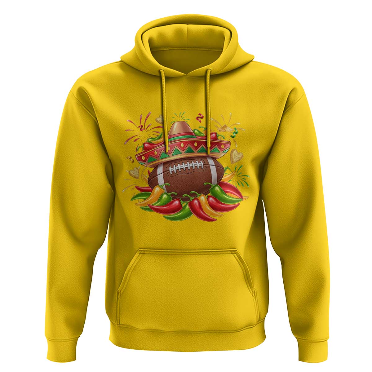 Funny Cinco De Mayo Football Hoodie Mexican Fiesta Party