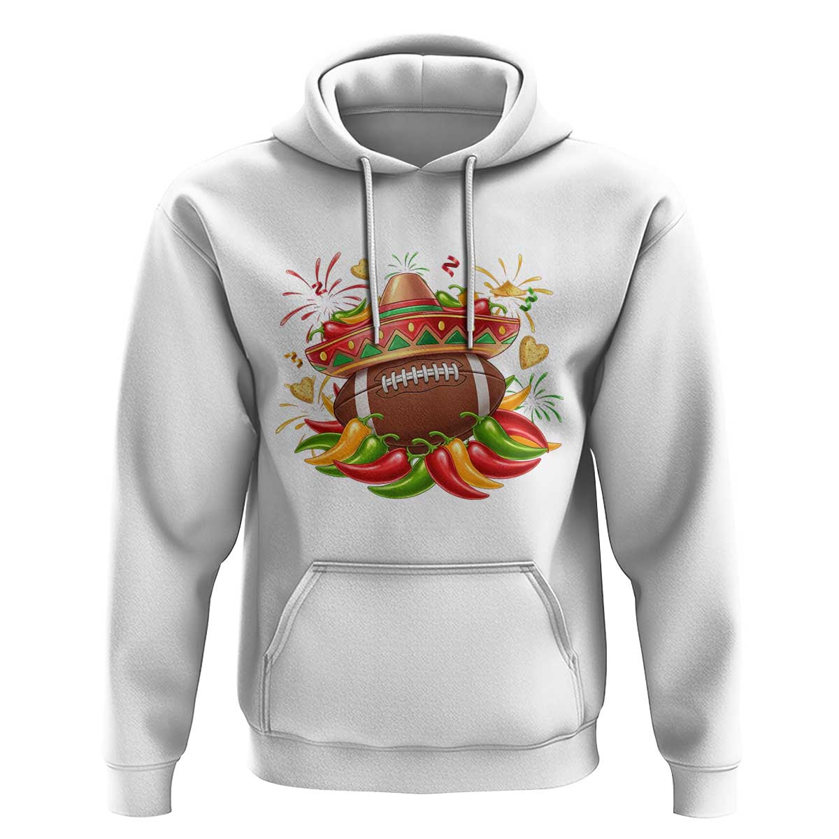 Funny Cinco De Mayo Football Hoodie Mexican Fiesta Party