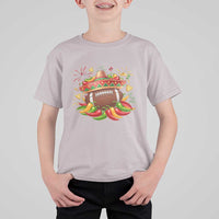 Funny Cinco De Mayo Football T Shirt For Kid Mexican Fiesta Party