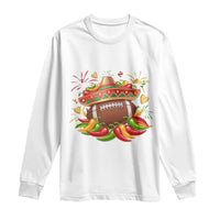 Funny Cinco De Mayo Football Long Sleeve Shirt Mexican Fiesta Party