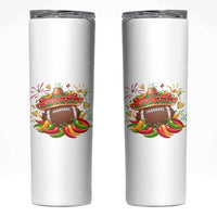 Funny Cinco De Mayo Football Skinny Tumbler Mexican Fiesta Party