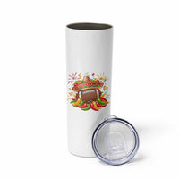 Funny Cinco De Mayo Football Skinny Tumbler Mexican Fiesta Party