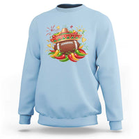 Funny Cinco De Mayo Football Sweatshirt Mexican Fiesta Party