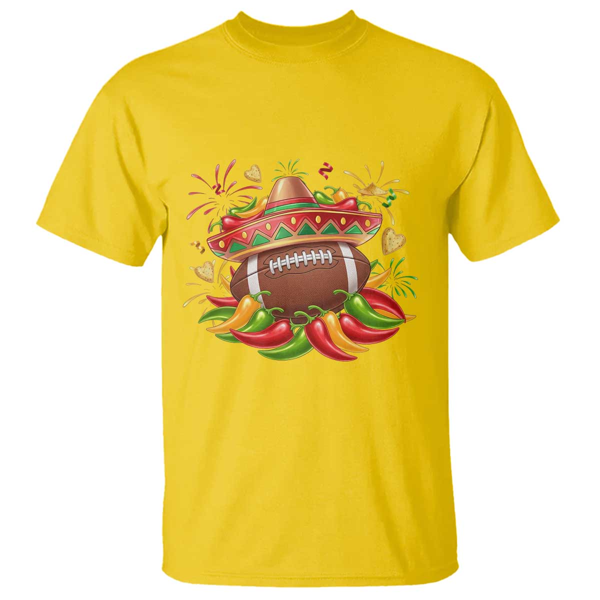 Funny Cinco De Mayo Football T Shirt Mexican Fiesta Party