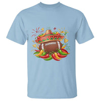 Funny Cinco De Mayo Football T Shirt Mexican Fiesta Party