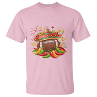 Funny Cinco De Mayo Football T Shirt Mexican Fiesta Party