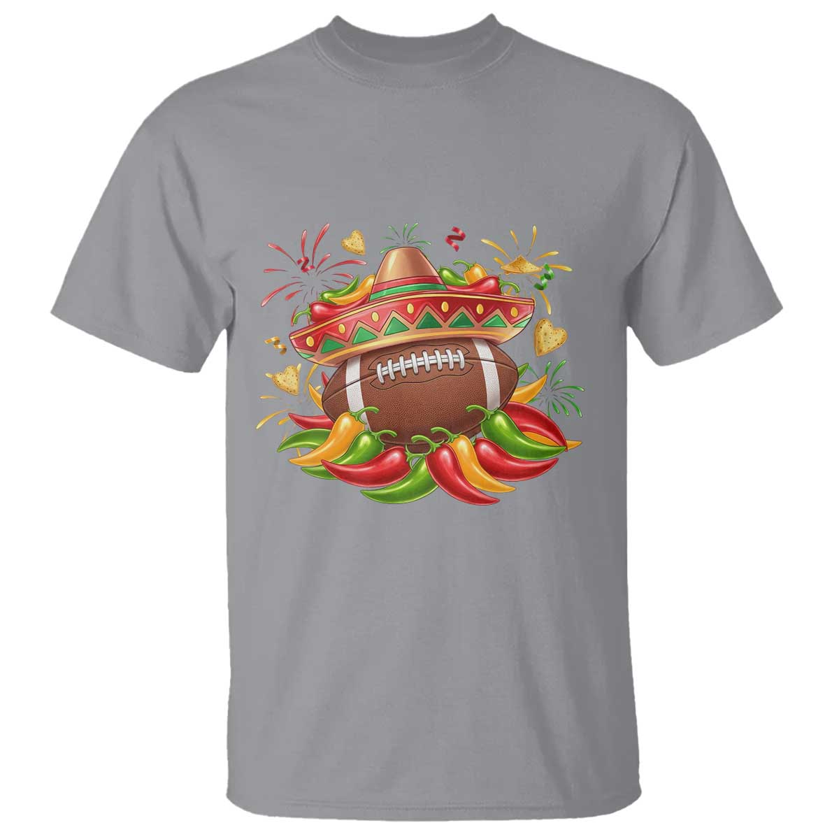 Funny Cinco De Mayo Football T Shirt Mexican Fiesta Party