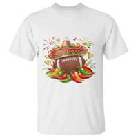 Funny Cinco De Mayo Football T Shirt Mexican Fiesta Party
