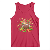 Funny Cinco De Mayo Football Tank Top Mexican Fiesta Party