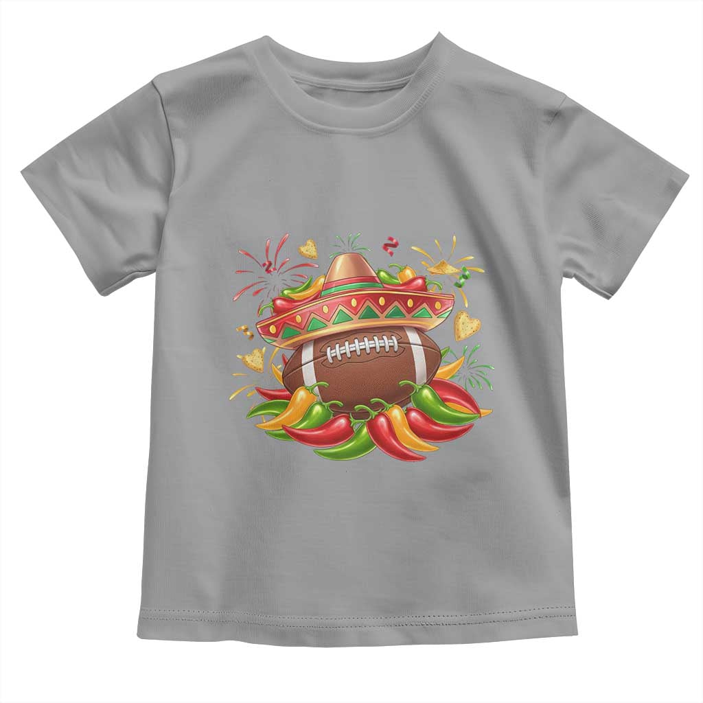 Funny Cinco De Mayo Football Toddler T Shirt Mexican Fiesta Party