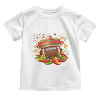 Funny Cinco De Mayo Football Toddler T Shirt Mexican Fiesta Party