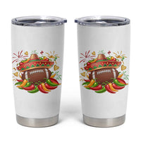 Funny Cinco De Mayo Football Tumbler Cup Mexican Fiesta Party