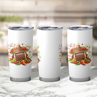 Funny Cinco De Mayo Football Tumbler Cup Mexican Fiesta Party