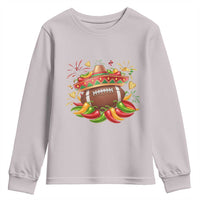 Funny Cinco De Mayo Football Youth Sweatshirt Mexican Fiesta Party