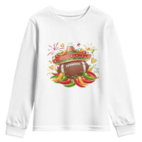 Funny Cinco De Mayo Football Youth Sweatshirt Mexican Fiesta Party