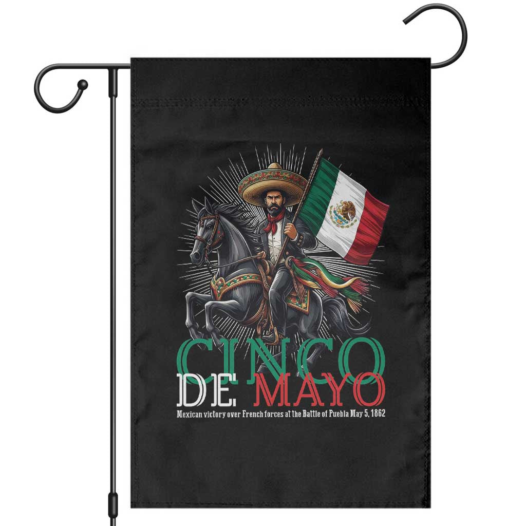 Cinco De Mayo Battle Of Puebla Garden Flag Historical Mexican Heritage