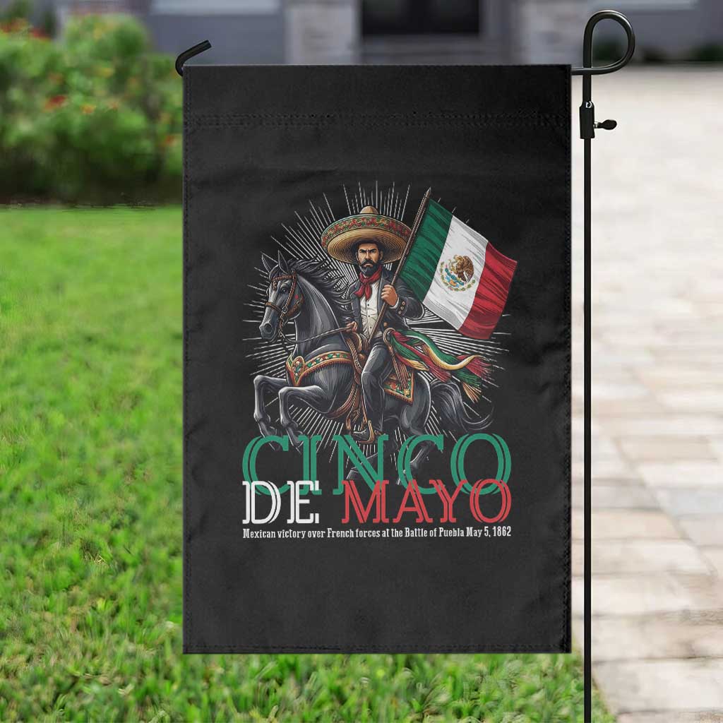 Cinco De Mayo Battle Of Puebla Garden Flag Historical Mexican Heritage