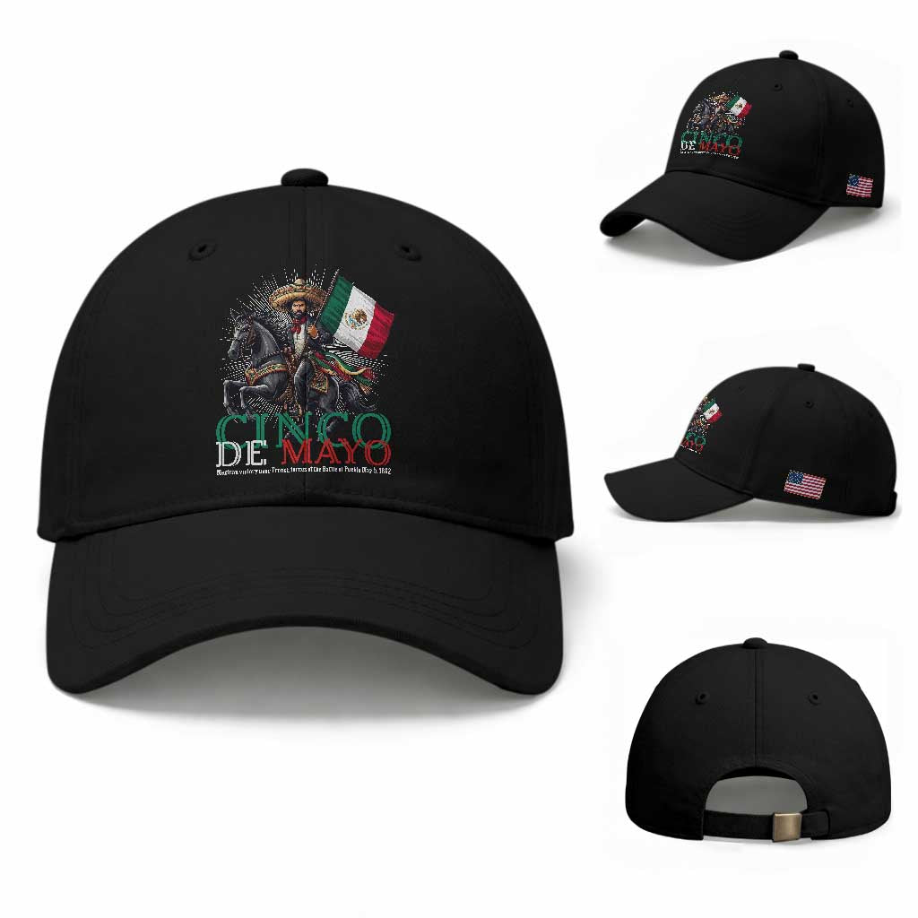 Cinco De Mayo Battle Of Puebla Baseball Cap Historical Mexican Heritage